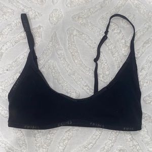 Skims cotton logo bralette